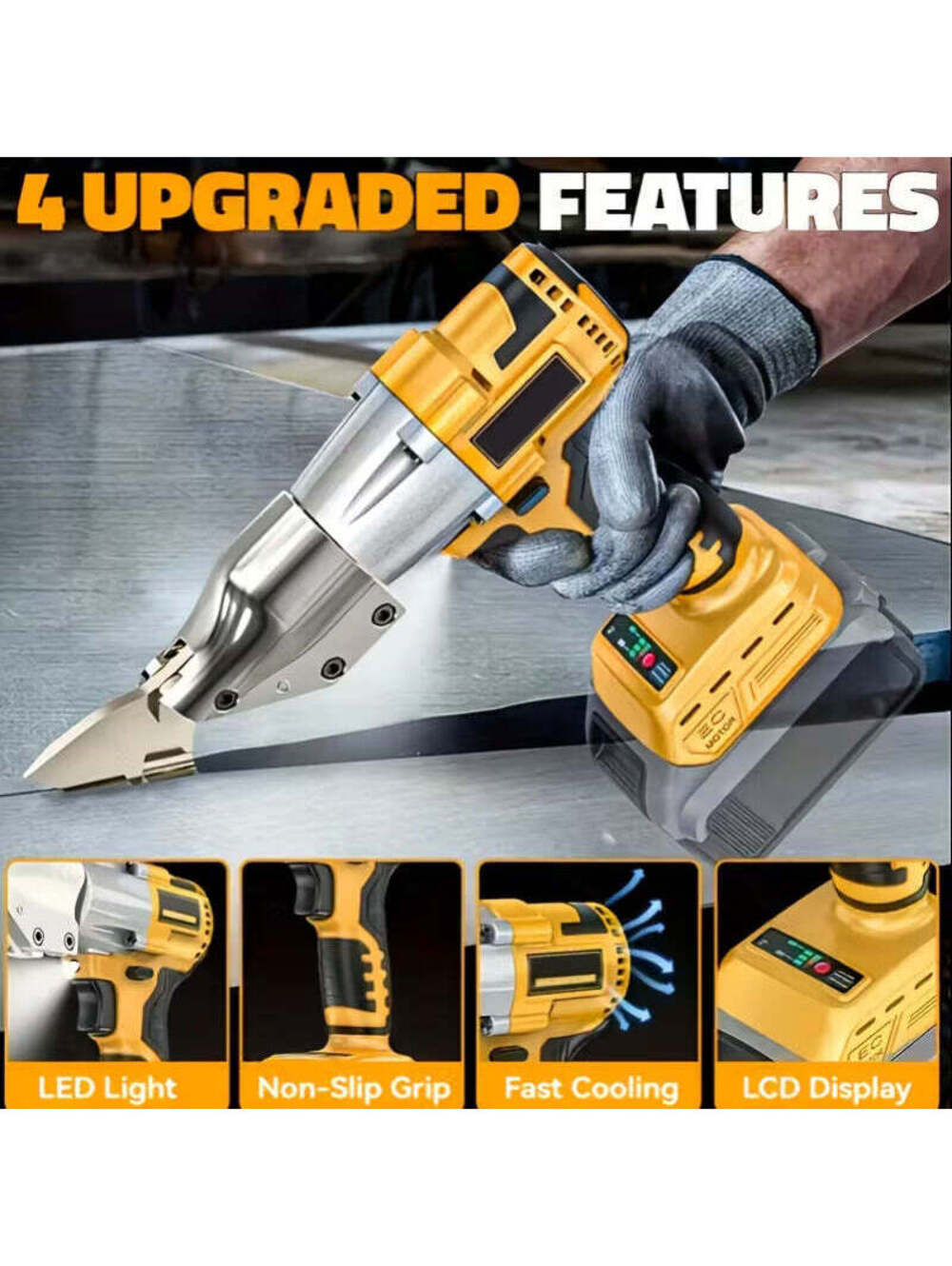 Cordless Metal Shears for Dewalt 20V Max (batteries Not Included)